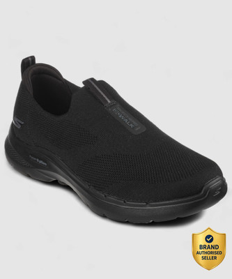 Skechers GO WALK 6 Sneakers For Men(Black , 7)