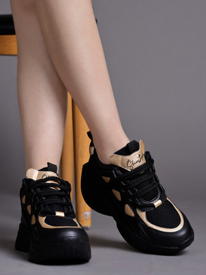 Stylestry Daily Wear Casual Sports Shoe Sneakers Casuals For Women & Girls For Women(Black , 4)