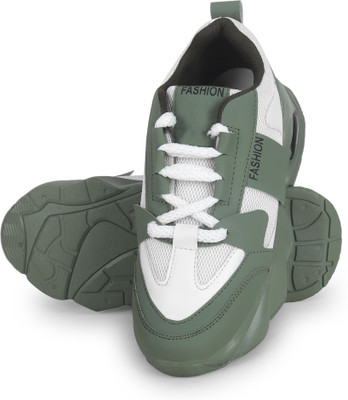TheShoeGallery Sneakers For Women(Green , 6)