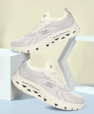 Skechers GO RUN GLIDE-STEP FLEX-RADAR Walking Shoes For Men(White , 7)