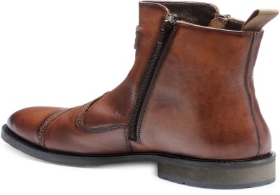 Teakwood Boots For Men(Brown , 7)