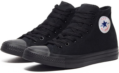 TRENDUTY Canvas Ftz Sneakers High Tops For Women(Black , 3)