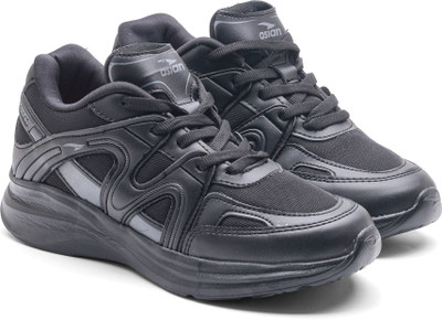 asian Women’s Blossom-18 Sneakers | Stylish, Comfortable & Durable Casual Shoes For Women(Black , 6)