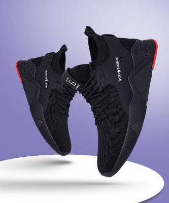 LNT FASHION Sneakers For Men(Black)