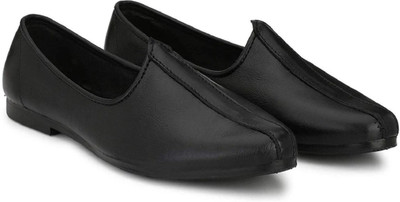 SIMWAY punjabi jutti, nagra, nagra shoes, jutti, jalsa, mojari Party Wear For Men(Black , 6)