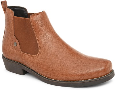 FENTACIA Boots For Men(Tan , 6)