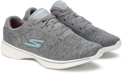 Skechers GO WALK 4 - SERENITY Running Shoes For Women(Grey)