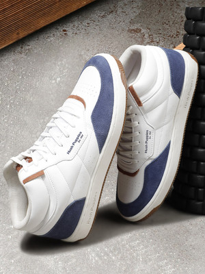 HUSH PUPPIES 8011 Houston Mid-Cut White Casual Lace-Up Boots for Men Size- 7 Boots For Men(White , 7)