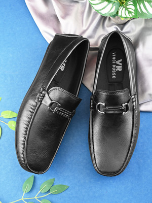 VINCI RUSSO GIRBA Loafers For Men(Black , 6)