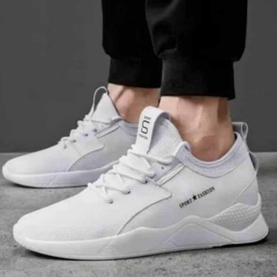 Footox Shoes for Men | Sneaker for Men | Shoes for Mens | Sports Shoes Running Shoes For Men(White)