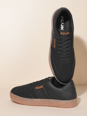 FCUK Sneakers For Men(Black , 9)