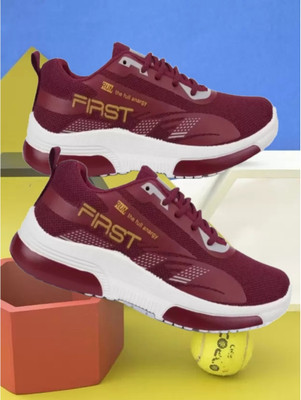 jootiyapa Jootiyapa Stylish Trending Shoes for men Running Shoes For Men(Maroon , 10)