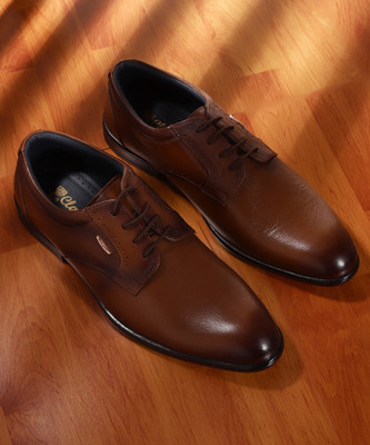 RED CHIEF Lace Up For Men(Tan , 6)