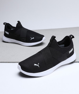 PUMA Softride Victoride Strap Eng Mesh Walking Shoes For Men(Black , 7)