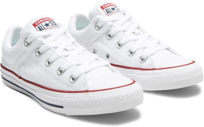 Converse Unisex Chuck Taylor All Star High Street Low Top Sneakers For Men(White , 9)