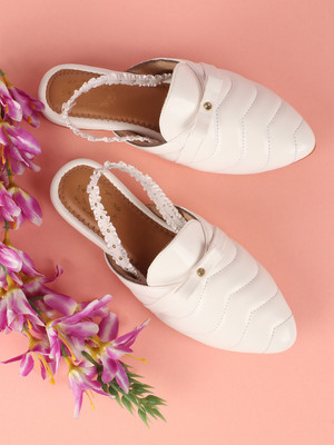 TRIKSY Slip On For Women(White , 7)