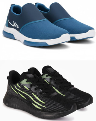 New Oranie Stylish Casual Shoes for Men Casuals For Men(Blue, Black , 9)