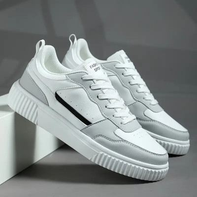 lejano Sneakers For Men(Grey, Black, White , 8)