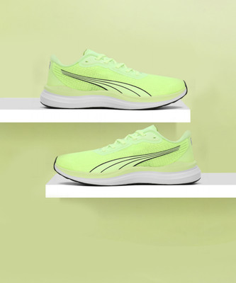 PUMA lite flexPunt Running Shoes For Men(Green , 6)