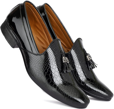 krisha enterprises. KE Formal shoe for men Party Wear For Men(Black , 6)
