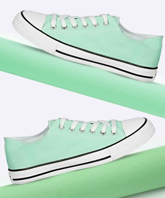 FTZ Canvas Sneakers for Walking,Running, Gymwear, Daily Use Sneakers For Women(Green , 3)