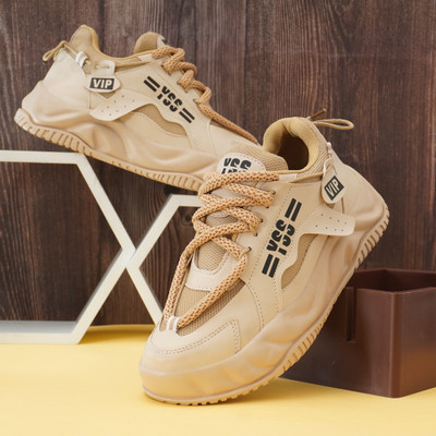 Kadak Collection Ultralightweight Premium Comfort Trendy Outdoor shoes for men Sneakers For Men(Camel , 8)