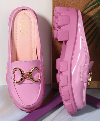 Denill Loafers For Women(Pink , 7)