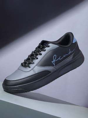 FCUK Sneakers For Men(Grey, Black , 7)