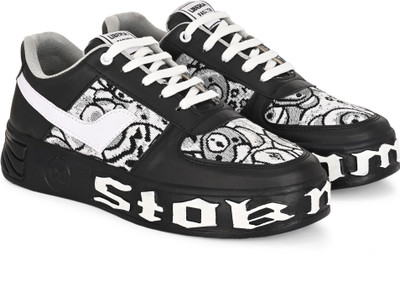 GANARRUK Men’s Performance Sneakers – Lightweight, Durable & Stylish Casuals For Men(Black , 8)