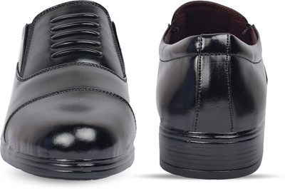 B-Fox Comfortable & Stylish Formal Shoe suitable with Formal Look Mocassin For Men(Black , 9)