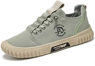 glemia Casual Sneakers for Men's | Comfortable & Slip-Resistant Sneaker for Men's | Canvas Shoes For Men(Green , 8)