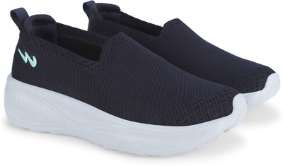 CAMPUS MARLIN Women's Casual Shoes | Comfy Memory Insole with PilloFoam | Slip-On Casuals For Women(Navy , 6)