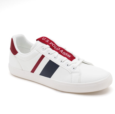 U.S. POLO ASSN. SANTOS 3.0 Sneakers For Men(Off White , 8)