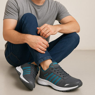 TURNX Running Shoes For Men(Grey , 10)