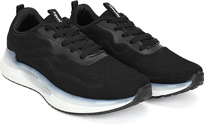Aqualite Aqualite VEGAS-28 Men's Sports Shoes for Running with Lace-ups & Slip-Resistance Walking Shoes For Men(Black , 6)