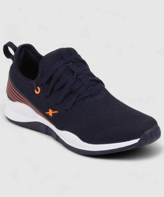 Sparx SM 614 Running Shoes For Men(Blue, Orange , 9)
