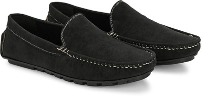 TAJ Driving Shoes For Men(Black , 7)