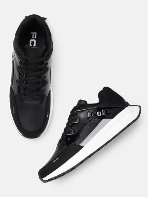 FCUK Sneakers For Men(Black , 7)