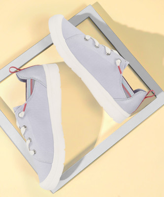 Skechers BOBS BEYOND - LEGEND Canvas Shoes For Women(Purple , 4)