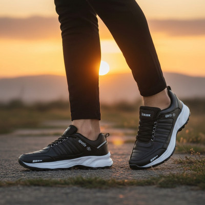 Hilux Running Shoes For Men(Black , 9)