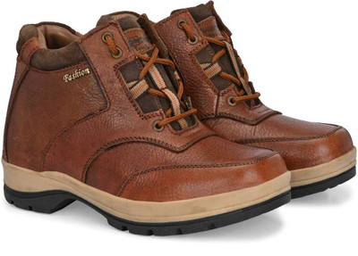Inflation Men’s Stylish Shoes | Comfortable Footwear | Boots For Men(Brown , 8)