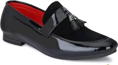 CHAVI COLLECTION Loafers For Men(Black)