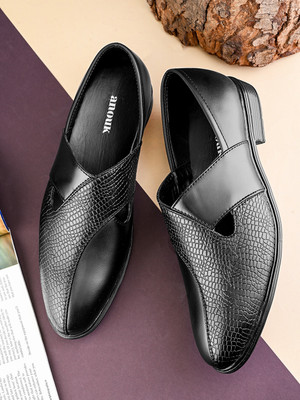 ANOUK Loafers For Men(Black , 9)