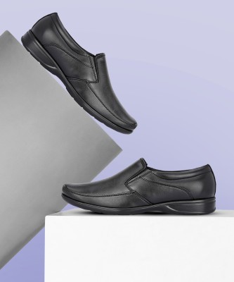 G L Trend Genuine Leather Basic Formal Slip-on Shoe Slip On For Men(Black)