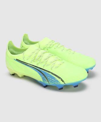 PUMA ULTRA ULTIMATE FG/AG Football Shoes For Men(Yellow , 9.5)