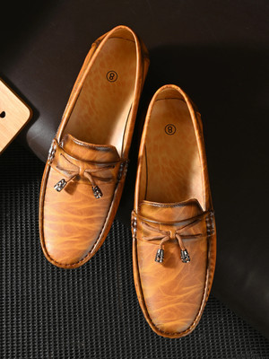 Server Summer Comfortable Outdoor Lightweight | Chunky Classic Breathable Stylish Loafers For Men(Tan , 11)