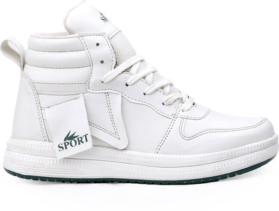 Deals4you Boys Lace Sneakers(White)