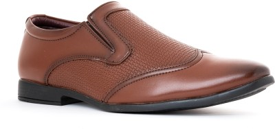 Khadim's Brown Slip On Formal Shoe Slip On For Men(Brown)