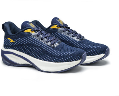 asian Sneaker For Men| Soft Cushioned Insole, Slip-Resistance Training & Gym Shoes Running Shoes For Men(Navy , 8)