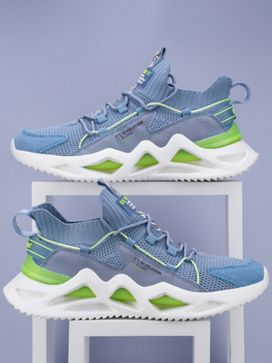 ATOM Good Vibes Sneakers For Men(Blue , 9)